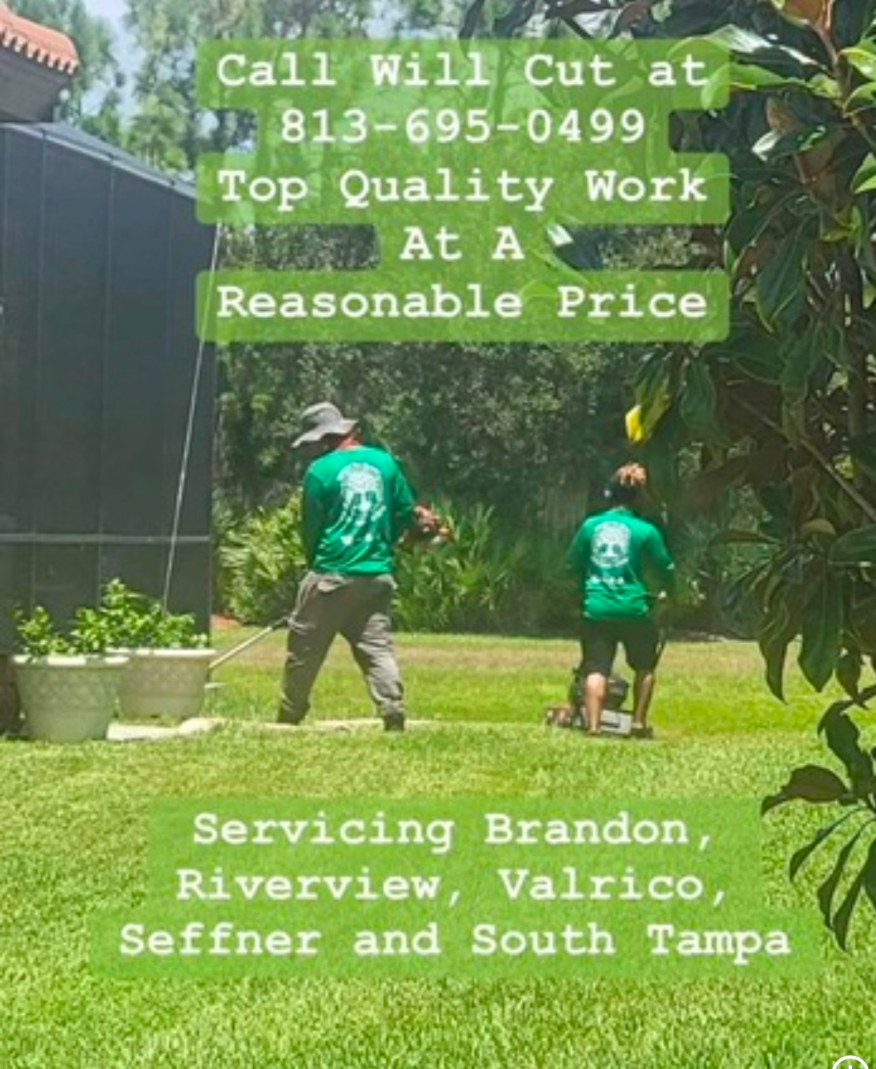Will Cut crew working a yard in Tampa Bay
